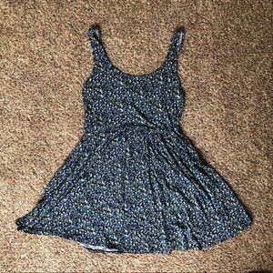 AEO size large blue floral summer dress